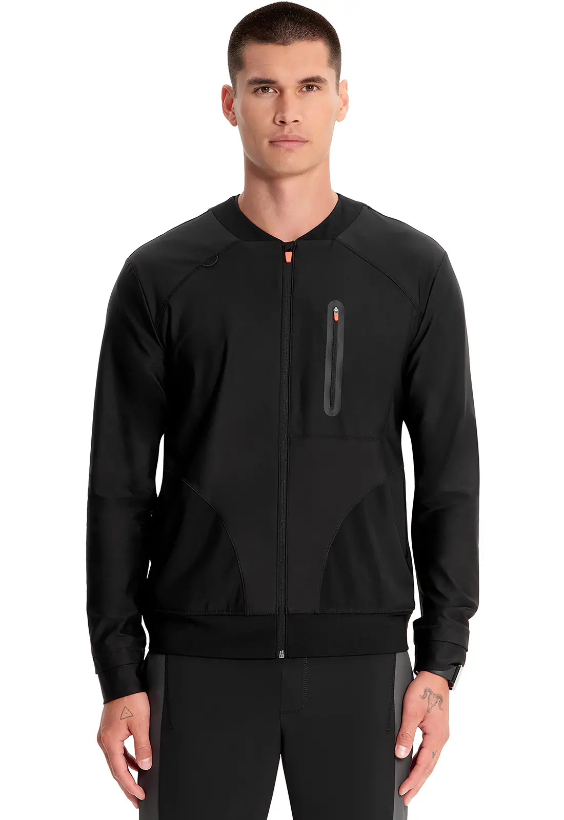 Men&#8216;s Knit Zip Front Jacket-Infinity