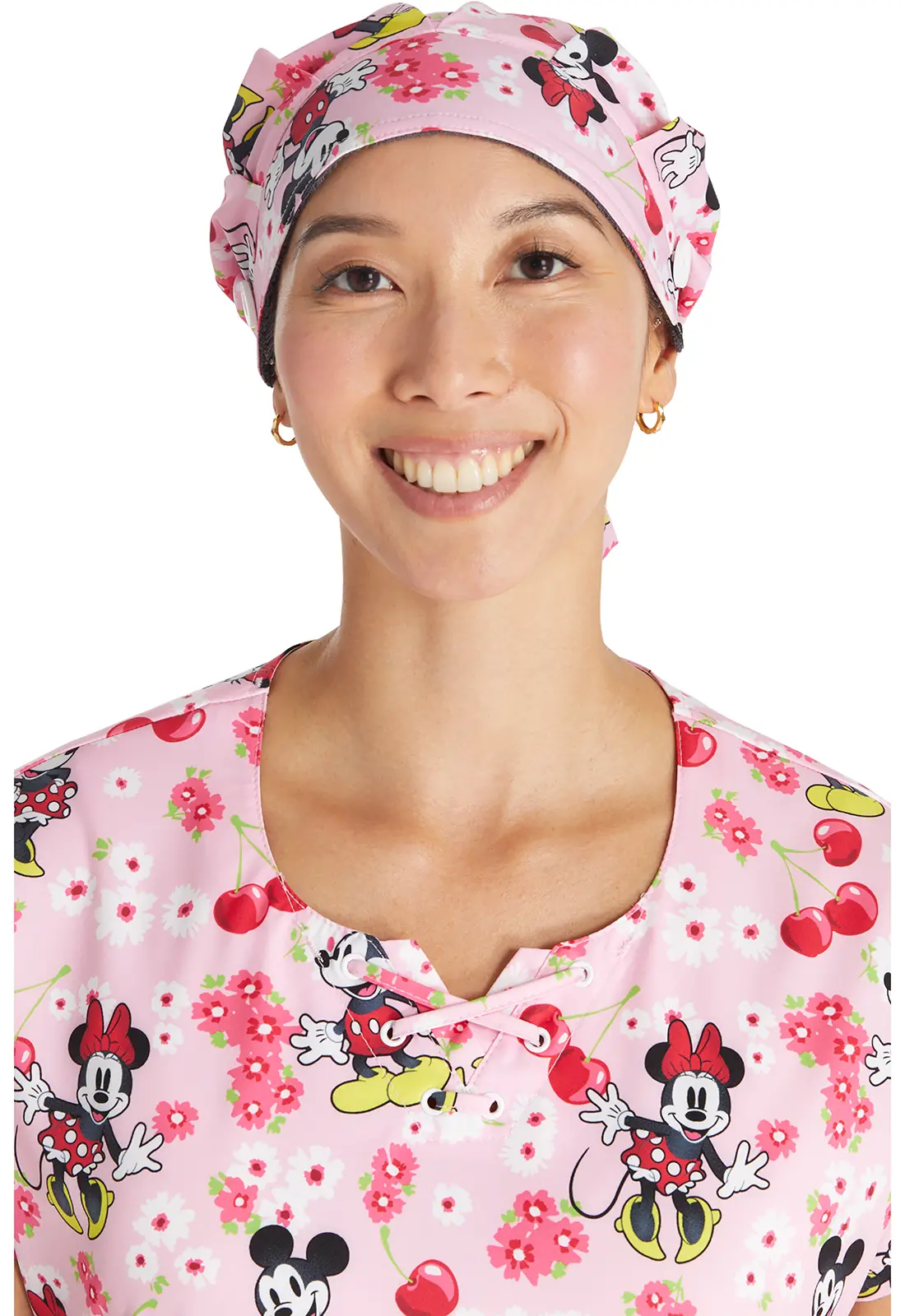 Unisex Print Bouffant Scrubs Hat-Tooniforms