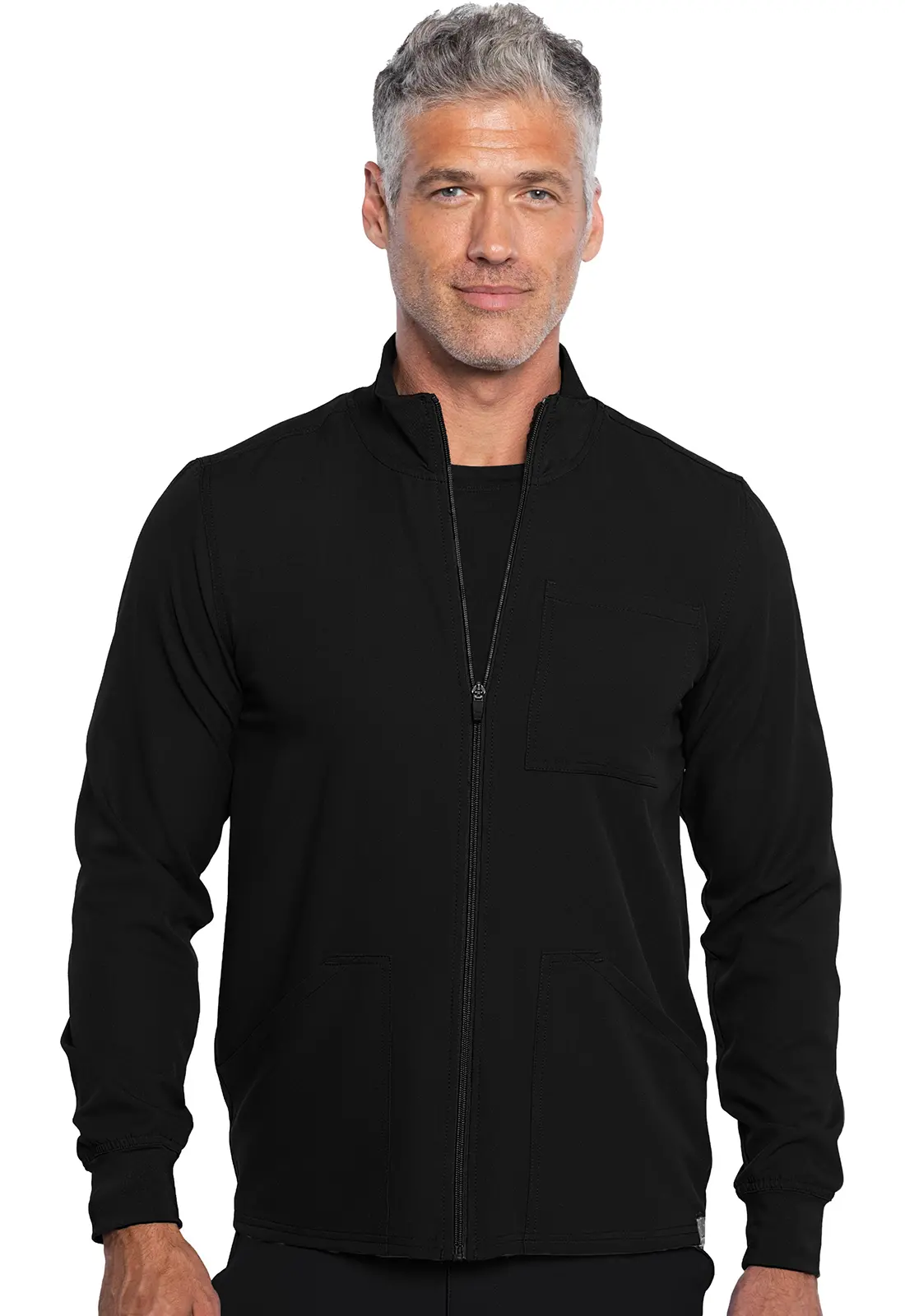 Men&#8216;s Zip Front Jacket-Med Couture