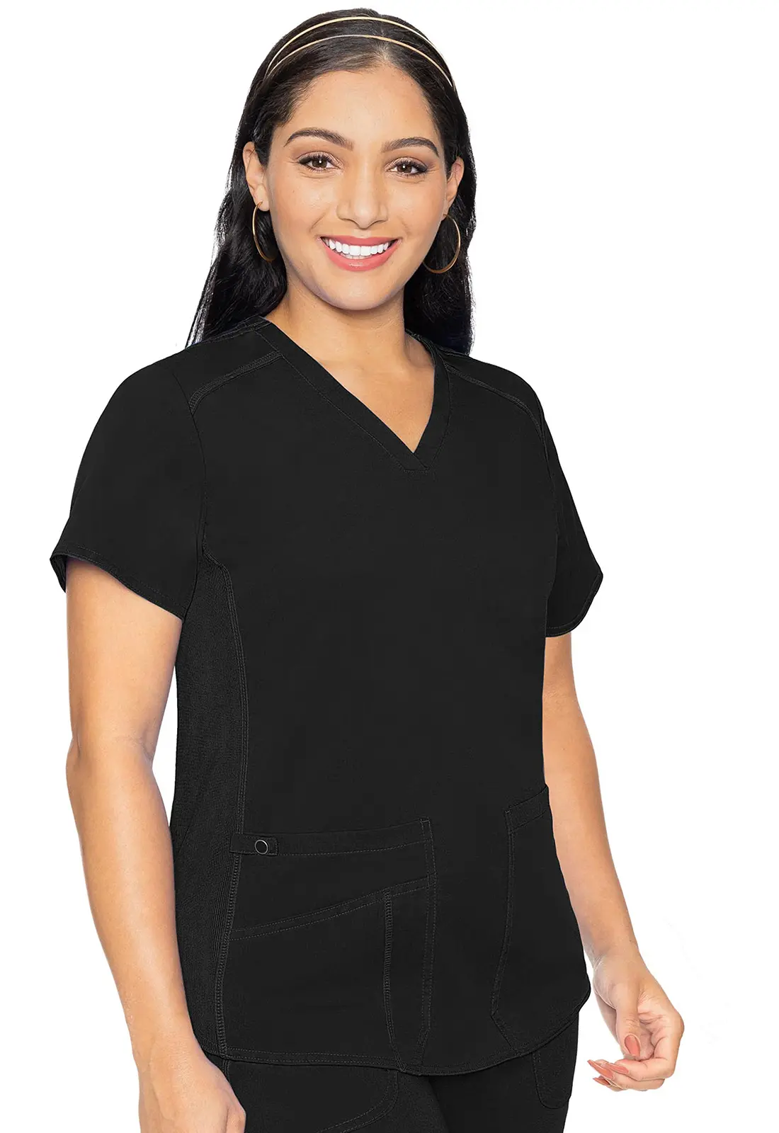 MC Touch V-Neck Shirttail Top