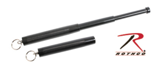 11030_Rothco Expandable Baton With Keyring / Black - 12-Rothco
