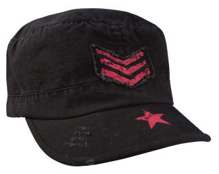 1149_Rothco Women&#8216;s Vintage Stripes & Stars Adjustable Fatigue Cap-Rothco