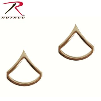 1641_Rothco Private First Class Polished Insignia-Rothco