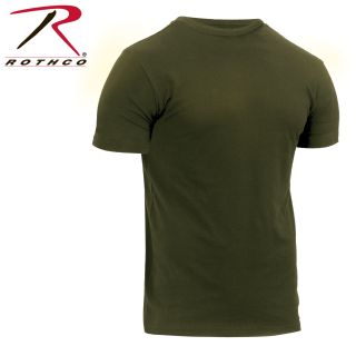 1741_Rothco Athletic Fit Solid Color Military T-Shirt-Rothco