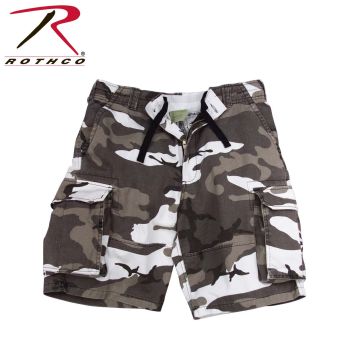 2155_Rothco Vintage Camo Paratrooper Cargo Shorts-Rothco