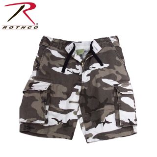 2156_Rothco Vintage Camo Paratrooper Cargo Shorts-Rothco