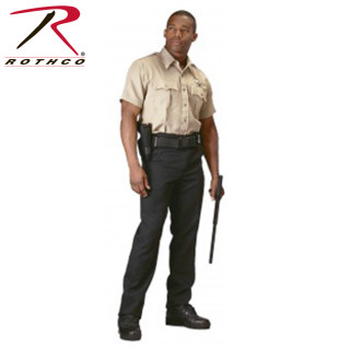 30035_Rothco Short Sleeve Uniform Shirt for Law Enforcement & Security Professionals-Rothco