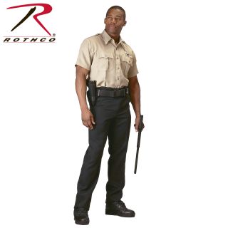 30036_Rothco Short Sleeve Uniform Shirt for Law Enforcement & Security Professionals-Rothco