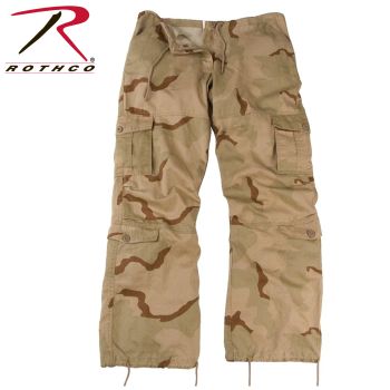 3786_Rothco Women‘s Camo Vintage Paratrooper Fatigue Pants-Rothco