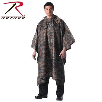 4358_Rothco GI Type Military Rip-Stop Poncho-Rothco
