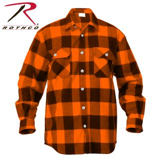 4673_Rothco Extra Heavyweight Buffalo Plaid Flannel Shirt-Rothco