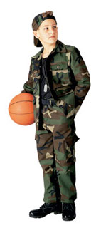 66102_Rothco Kids Woodland Camo BDU Shirt-Rothco