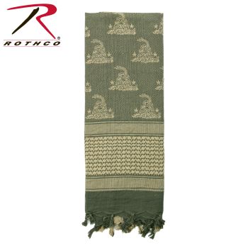 88529_Rothco Gadsden Snake Shemagh Tactical Desert Scarf-Rothco