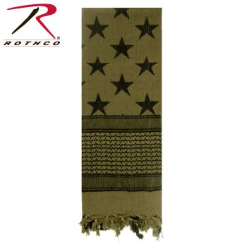 8864_Rothco Stars and Stripes US Flag Shemagh Tactical Desert Keffiyeh Scarf-Rothco