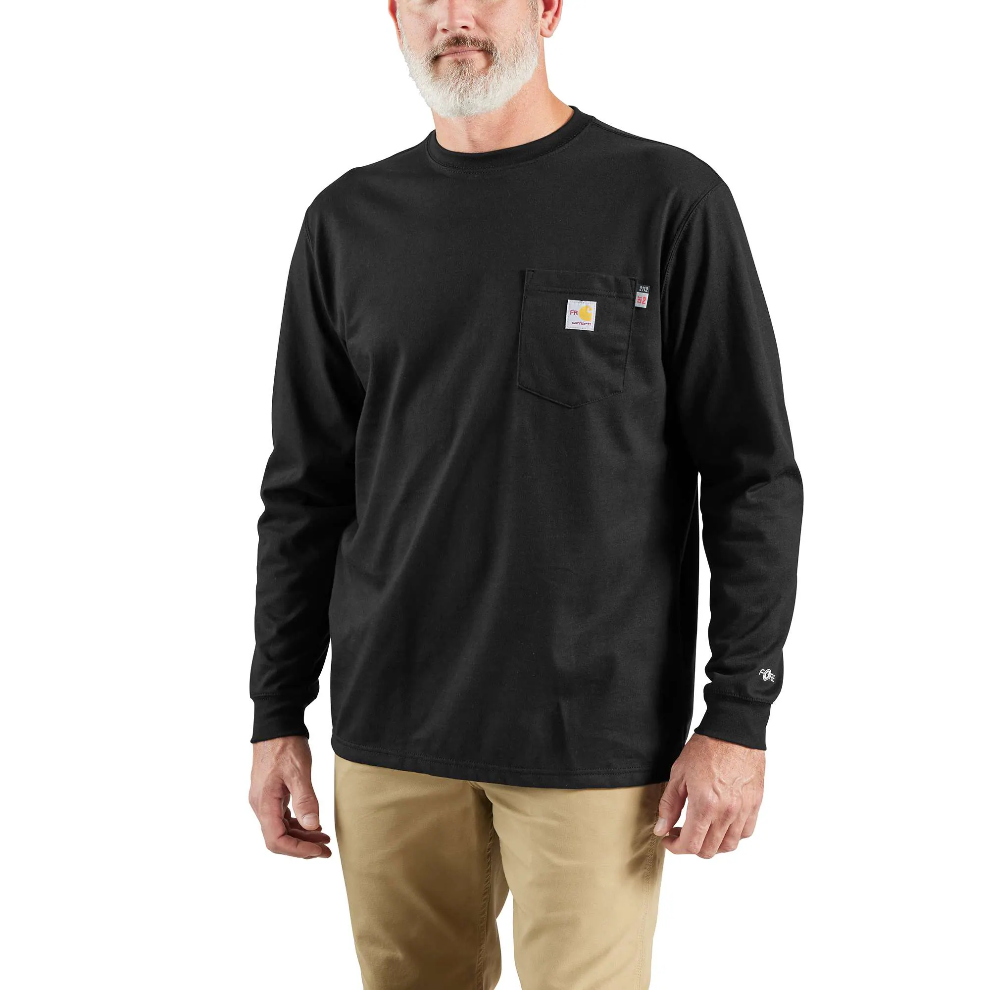 Carhartt Flame-Resistant Force Cotton Long-Sleeve T-Shirt-Carhartt