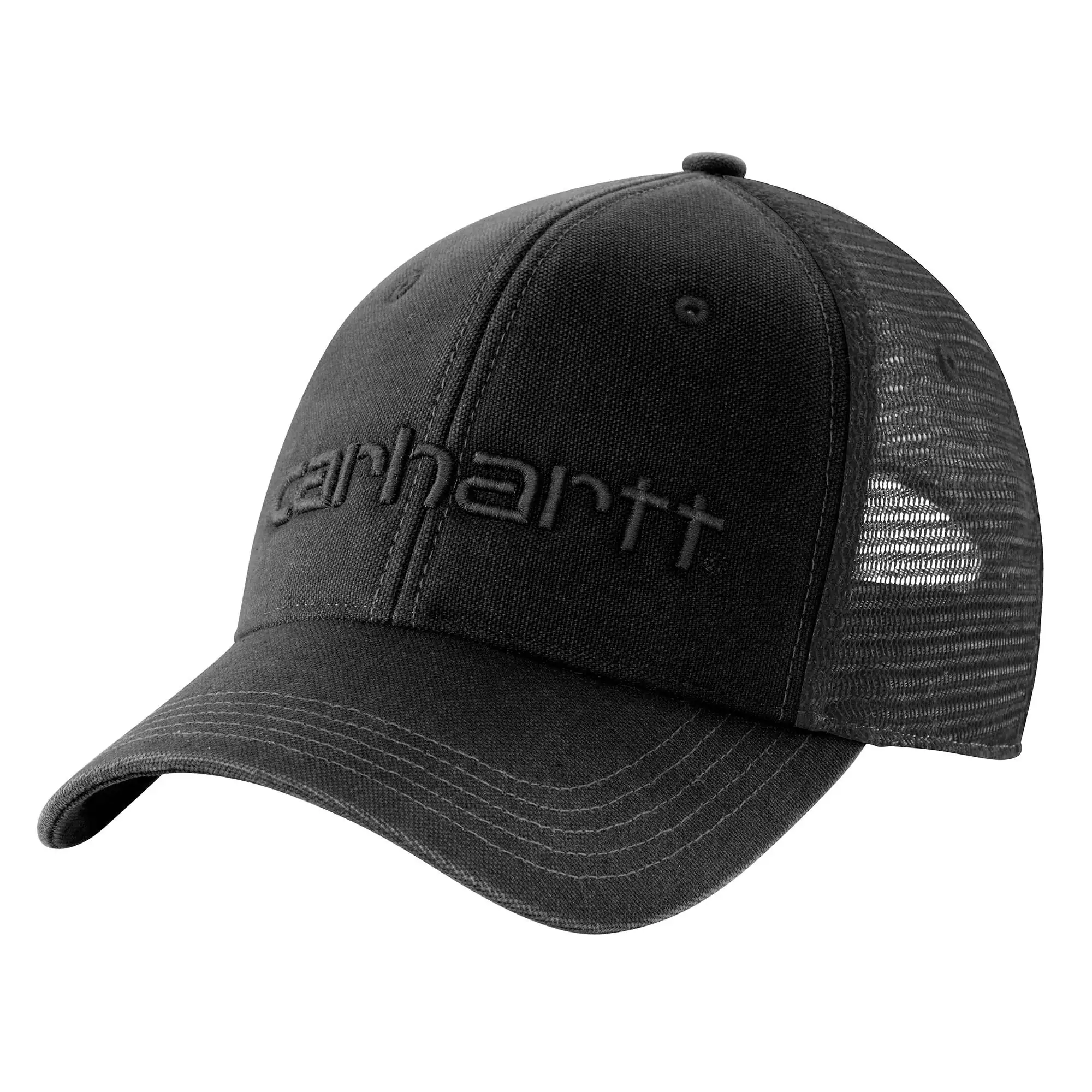 Canvas Mesh-Back Logo Graphic Cap-Carhartt