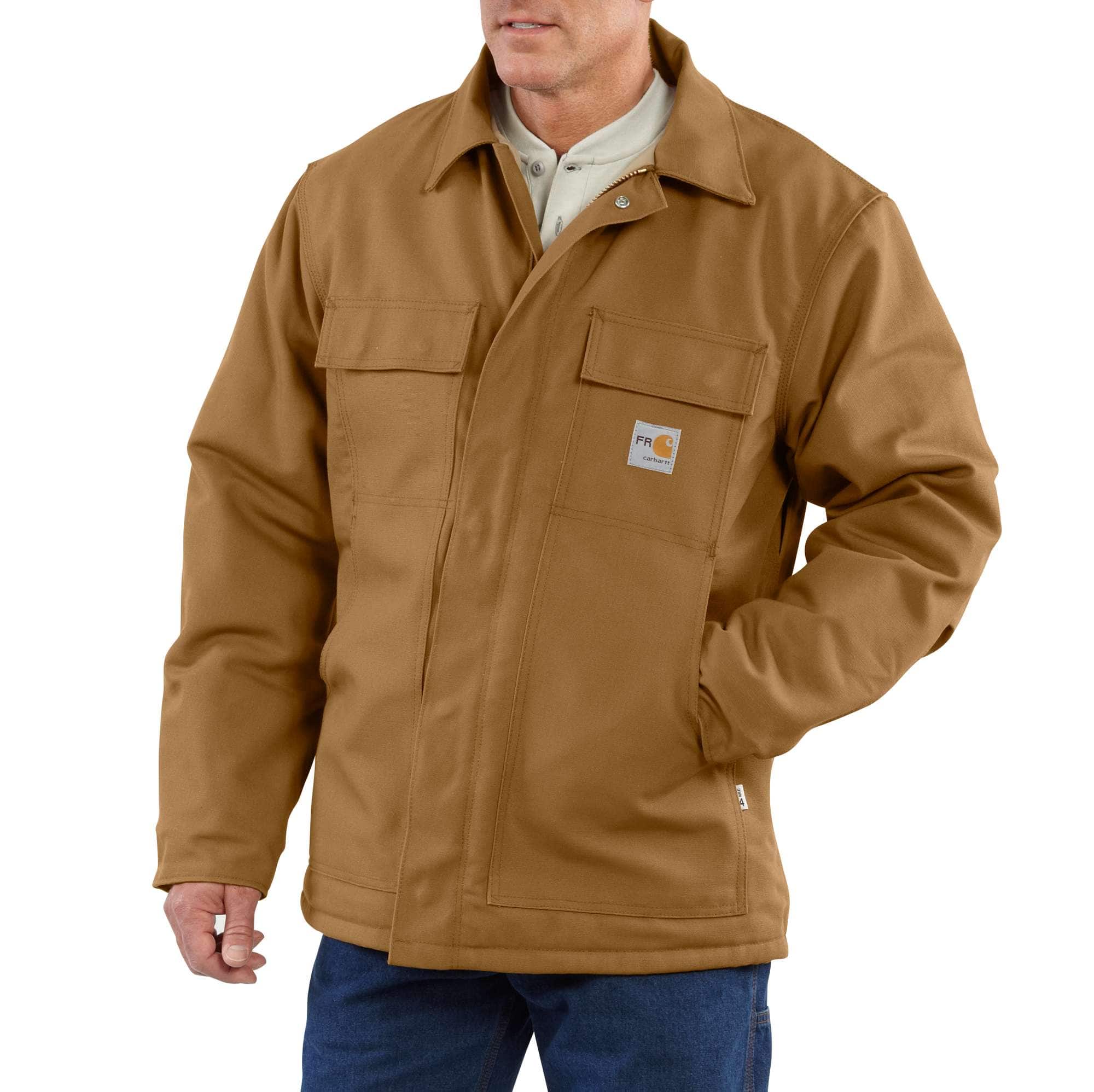 Flame-Resistant Duck Traditional Coat/Quilt-Lined - 3 Warmest Rating-Carhartt