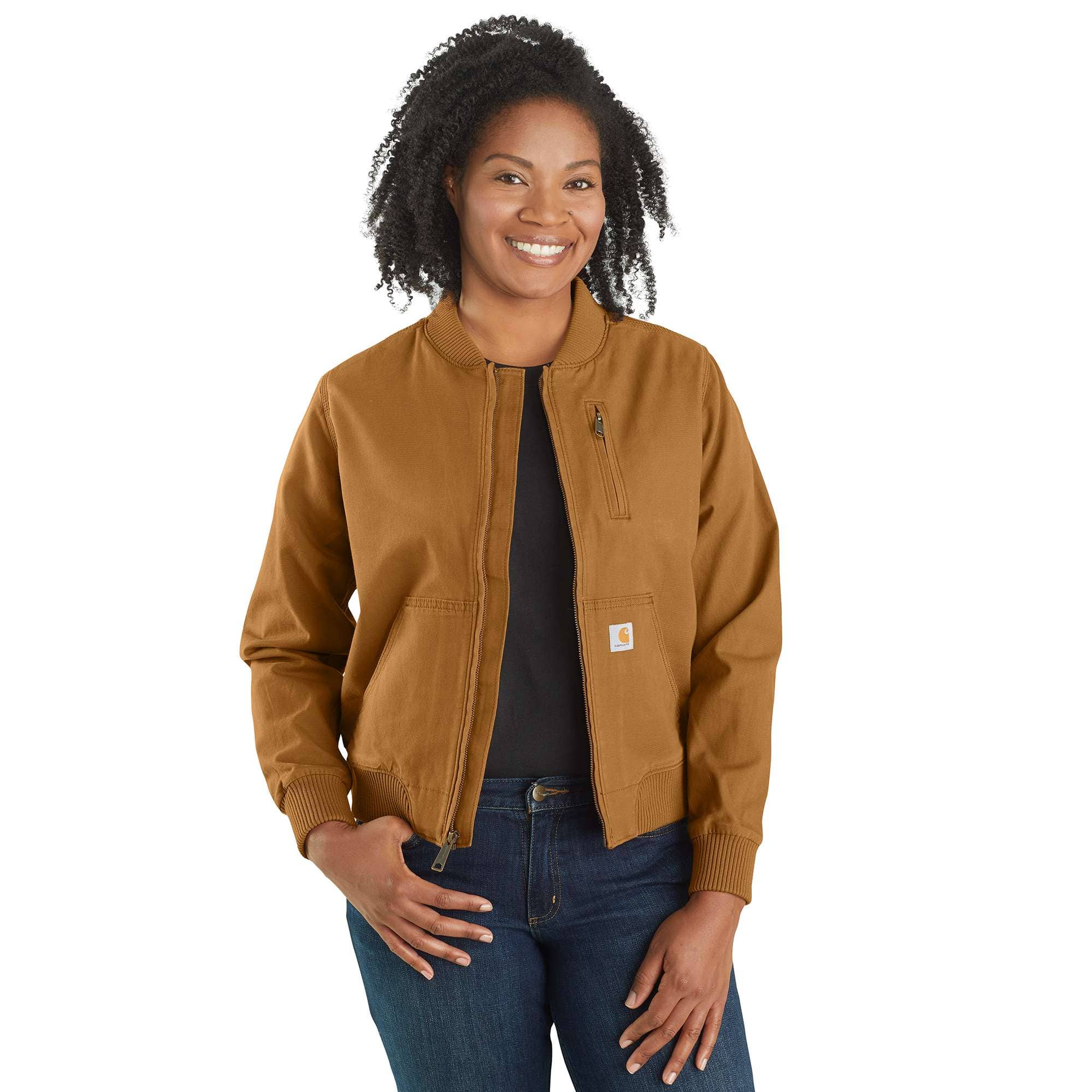 Women&#8216;s Bomber Jacket - Relaxed Fit - Rugged Flex® - 1 Warm Rating-Carhartt