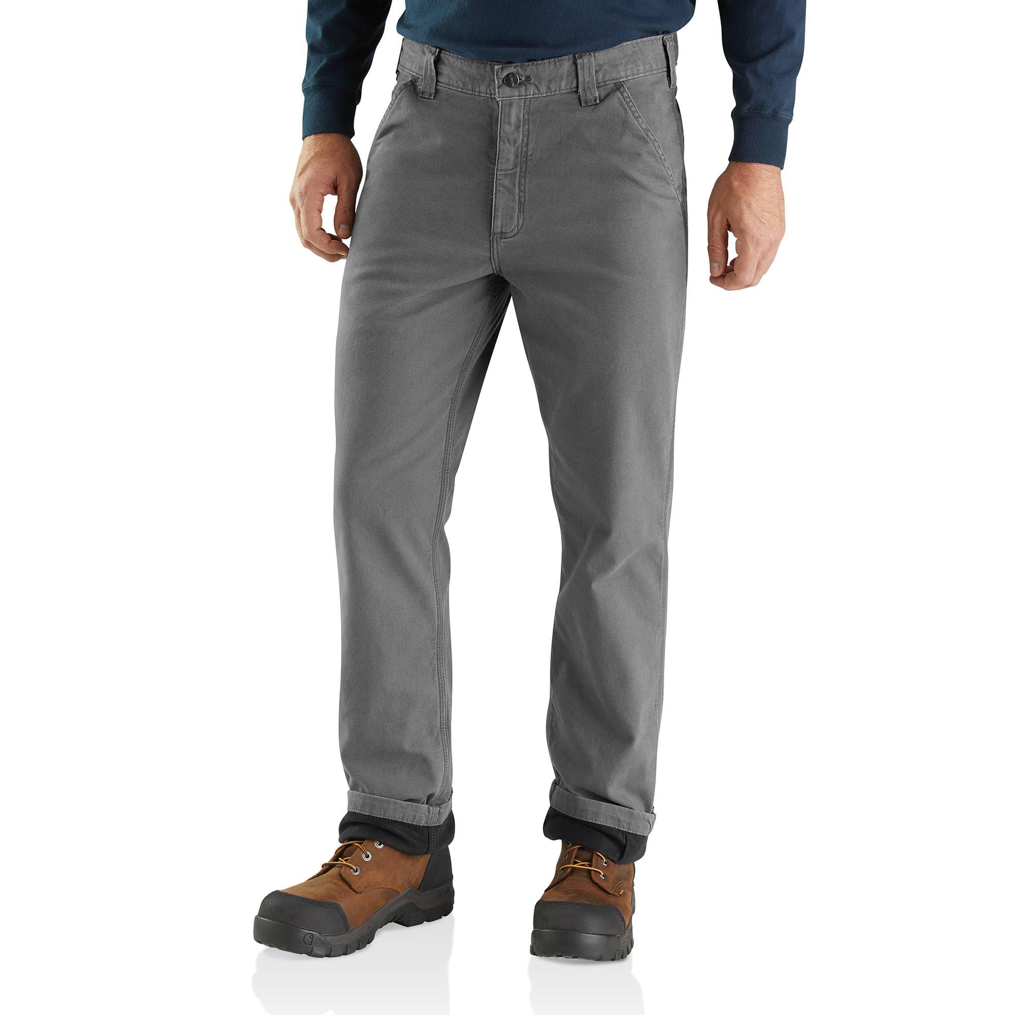 Rugged Flex® Relaxed Fit Canvas Fleece-Lined Utility Work Pant-Carhartt