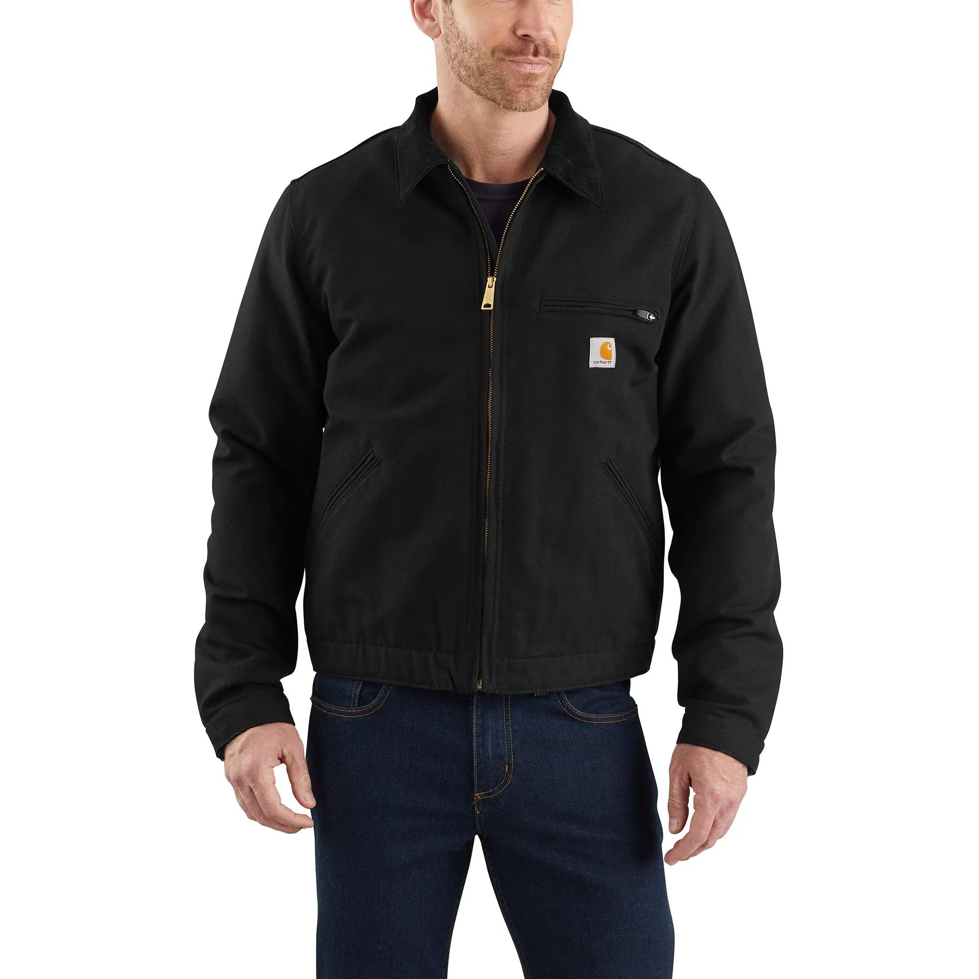 Men&#8216;s Blanket-Lined Detroit Jacket - Relaxed Fit - Duck - 1 Warm Rating-Carhartt