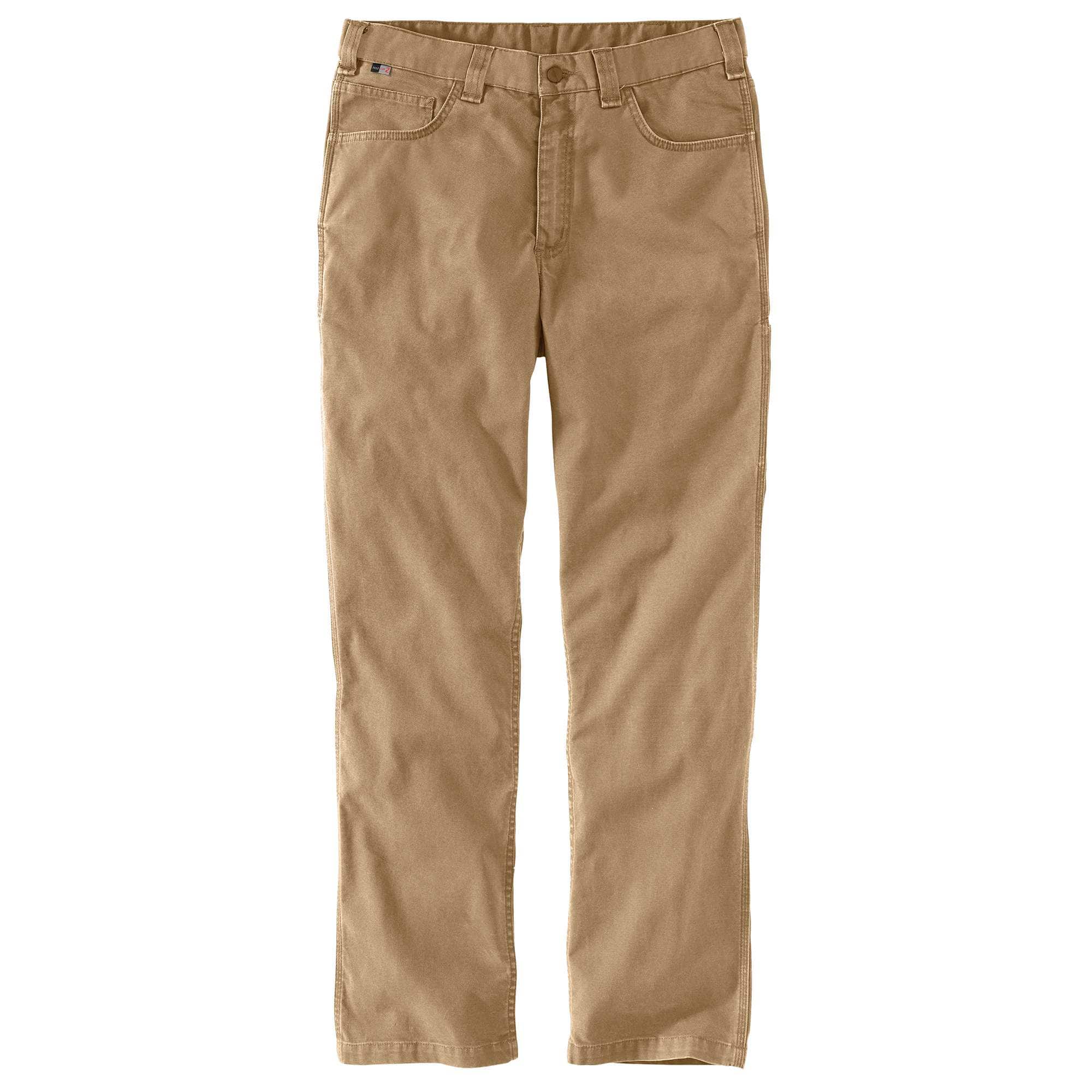 Flame&#45;Resistant Rugged Flex Relaxed Fit Canvas Five&#45;Pocket Work Pant-Carhartt