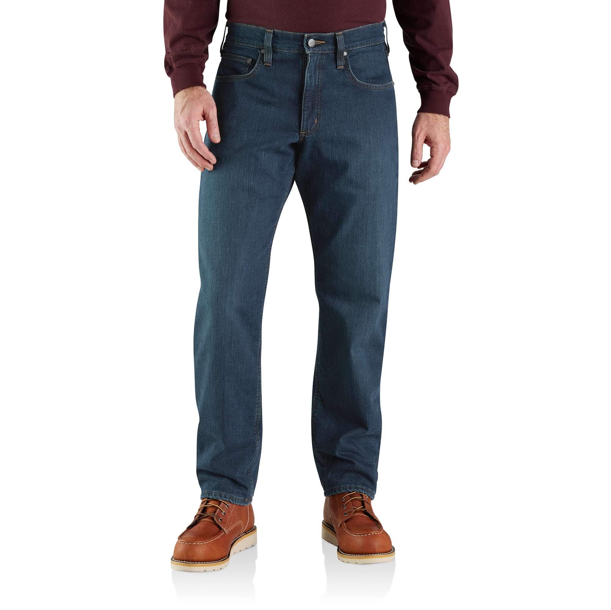 Rugged Flex® Relaxed Fit Fleece-Lined 5-Pocket Jean-Carhartt