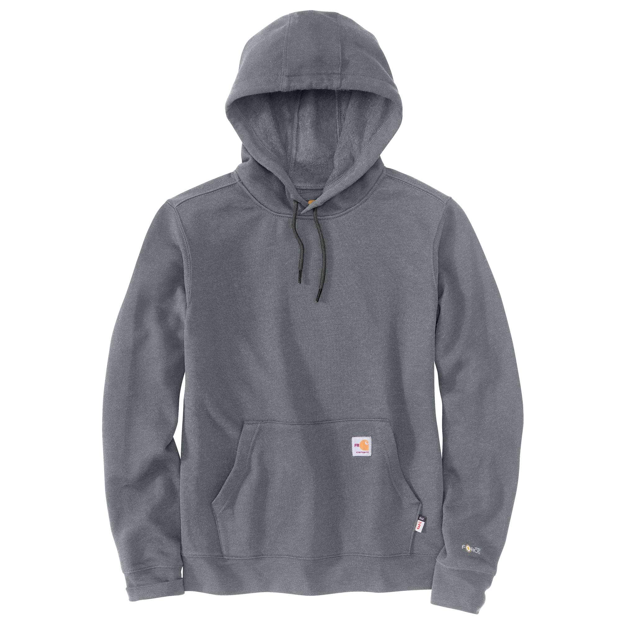 Flame-Resistant Carhartt Force® Loose Fit Midweight Hooded Sweatshirt-Carhartt