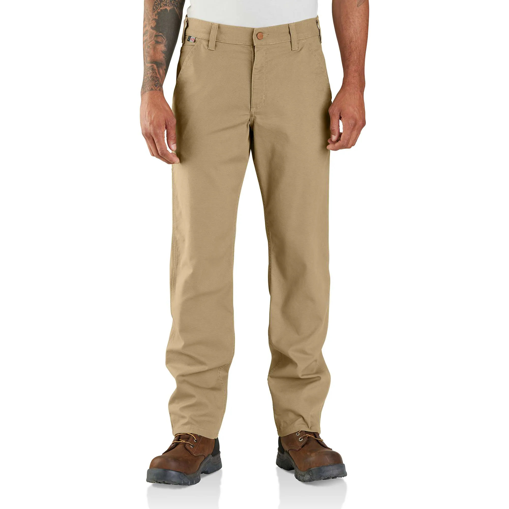 Flame&#45;Resistant Rugged Flex&#174; Relaxed Fit Canvas Work Pant-Carhartt