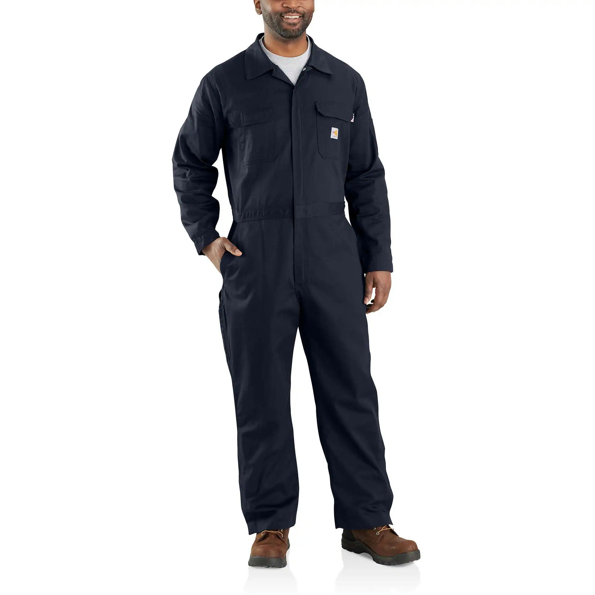 Flame-Resistant Loose Fit Twill Coverall-Carhartt