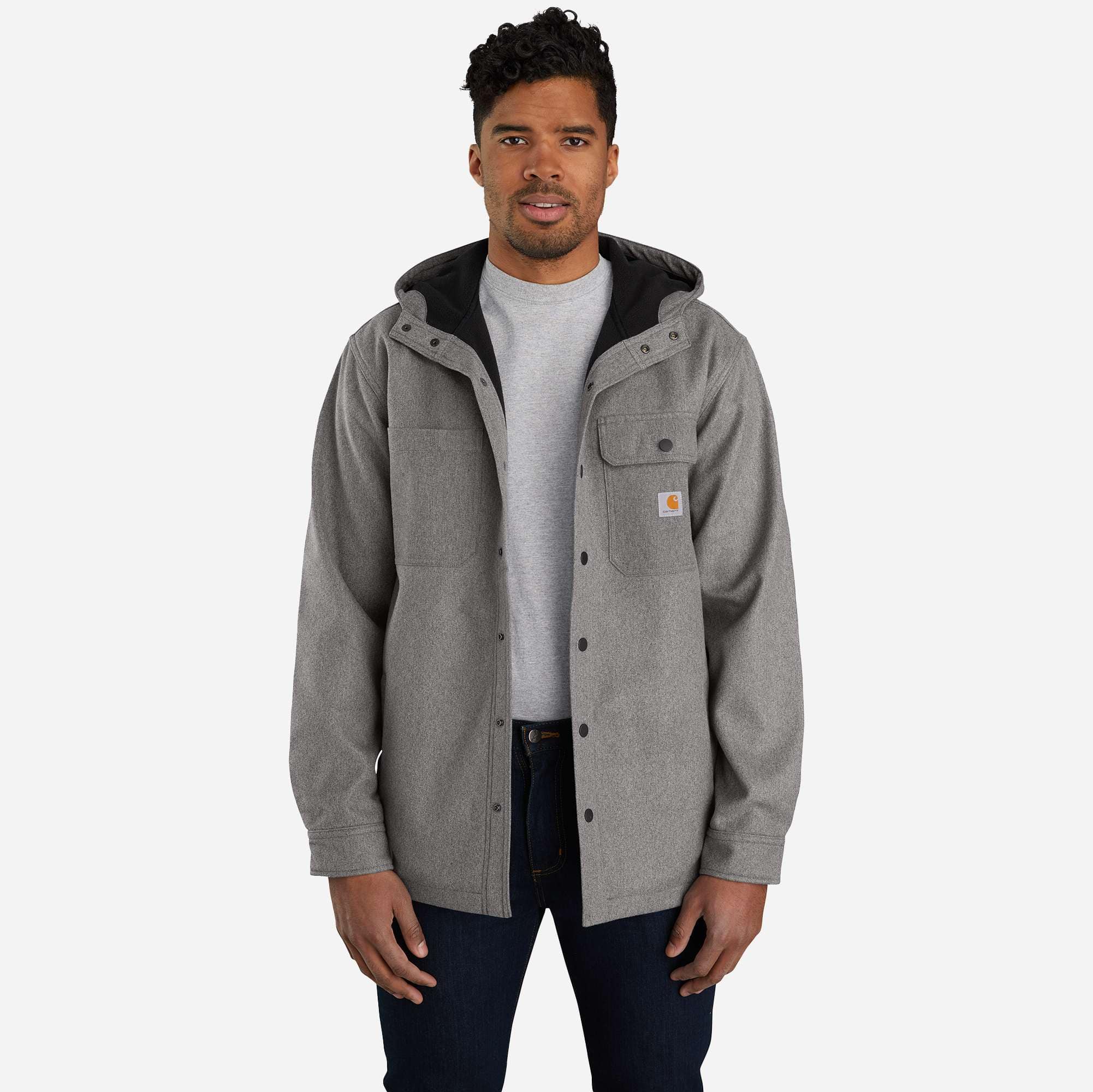 Rain Defender® Relaxed Fit Heavyweight Hooded Shirt Jac-Carhartt