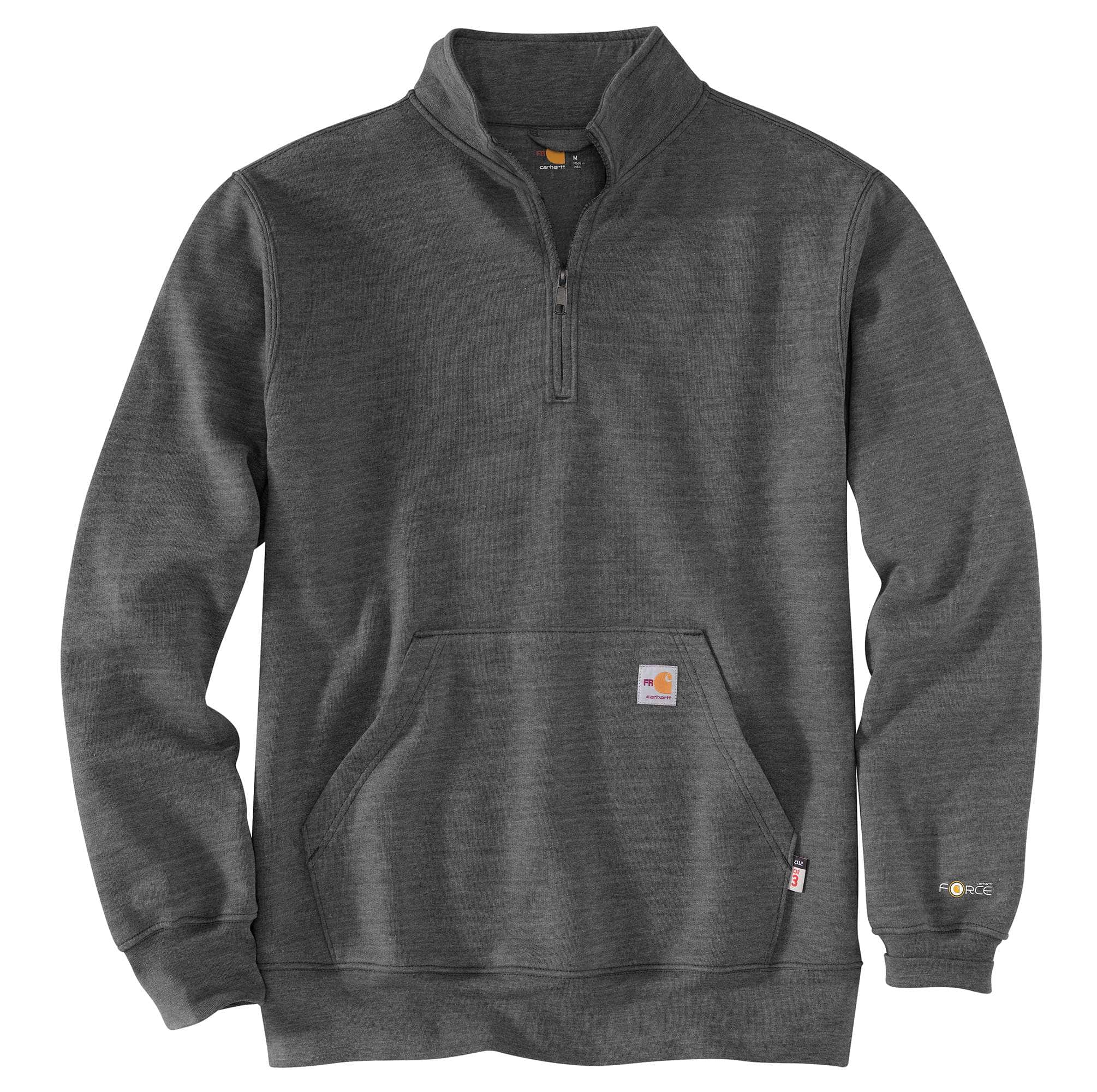 Flame-Resistant Carhartt Force® Loose Fit Midweight  Mock Neck Sweatshirt-Carhartt