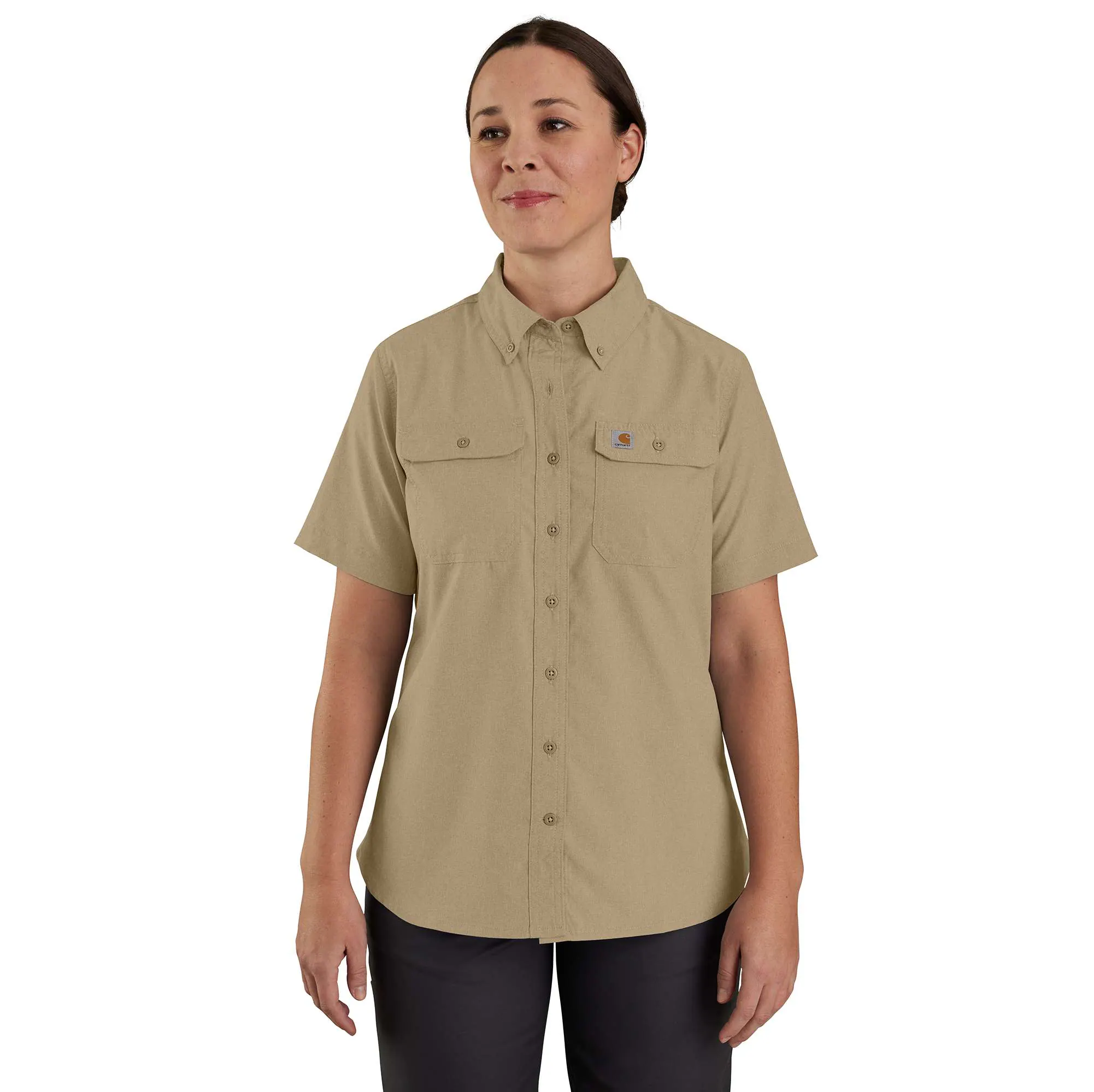 W Frce SD Chmbry Rlxd Shirt-Carhartt