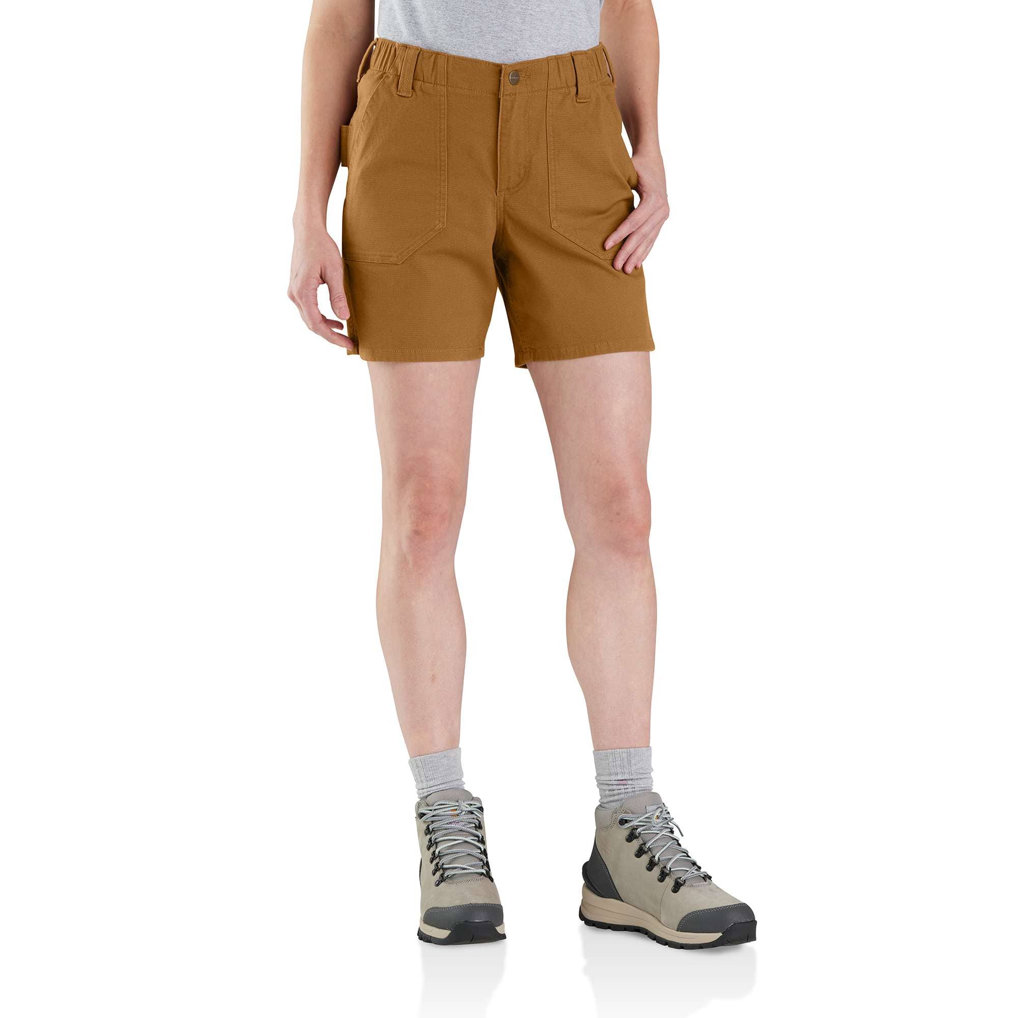 Women&#39;s Rugged Flex&#174; Relaxed Fit Canvas Work Short-Carhartt