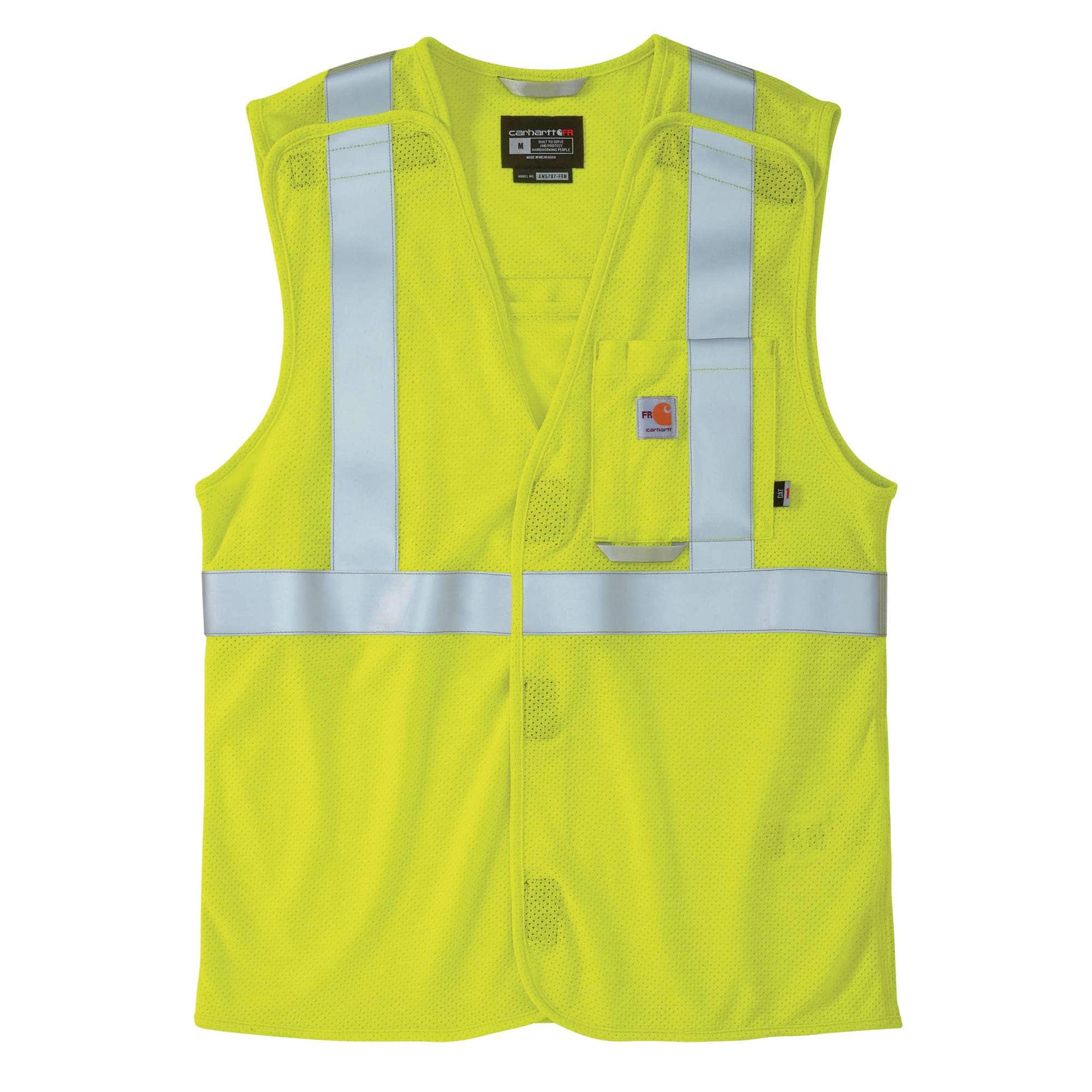 Flame Resistant High-Visibility Mesh Class 2 Vest-Carhartt