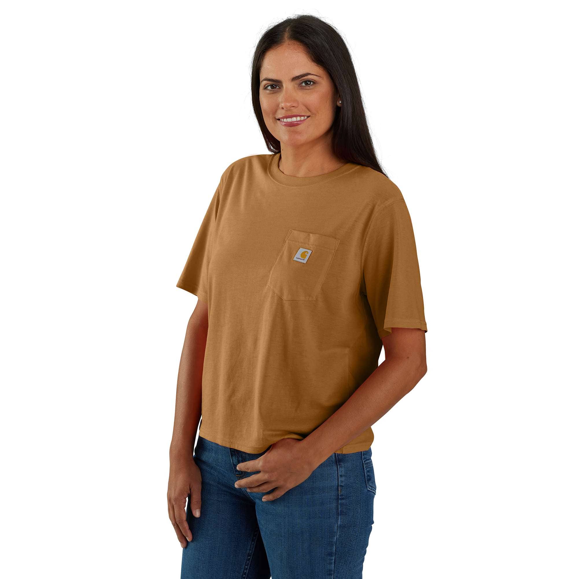 Women&#39;s TENCEL&#8482; Fiber Series Loose Fit Short&#45;Sleeve Crewneck T&#45;Shirt-Carhartt