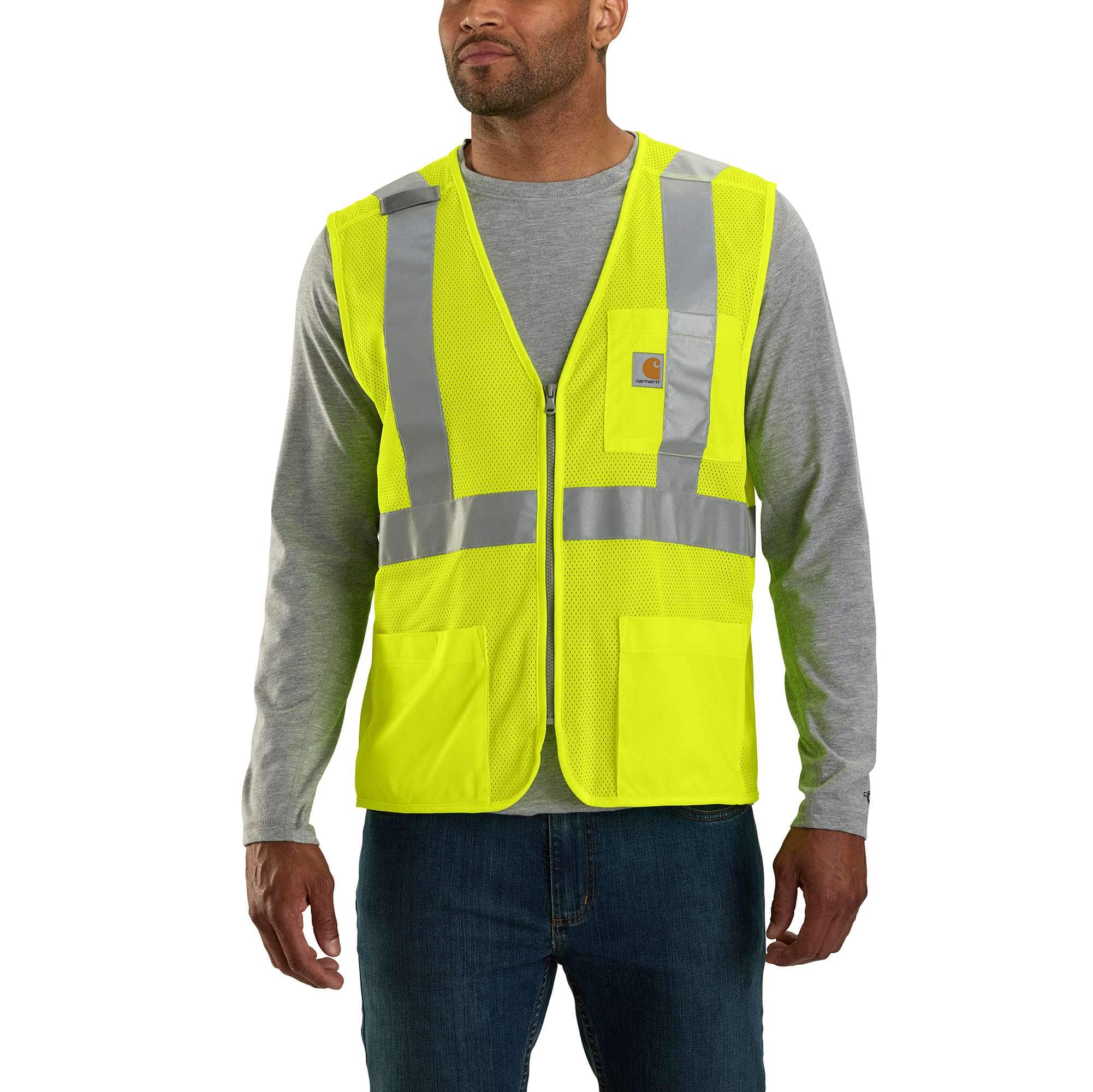 High-Visibility Mesh Multi-Pocket Class 2 Vest-Carhartt