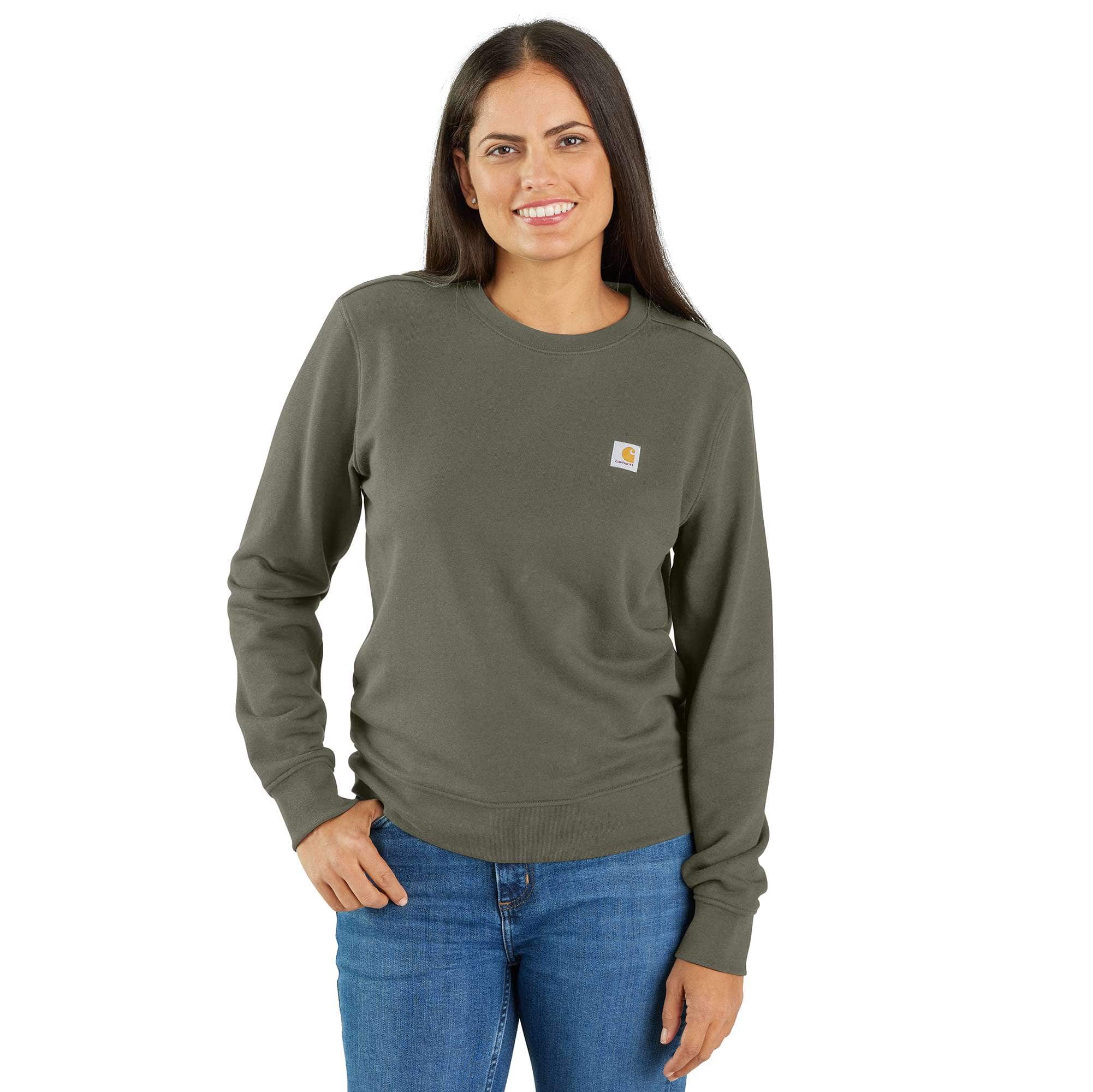 Women&#39;s TENCEL&#8482; Fiber Series Relaxed Fit French Terry Crewneck Sweatshirt-Carhartt
