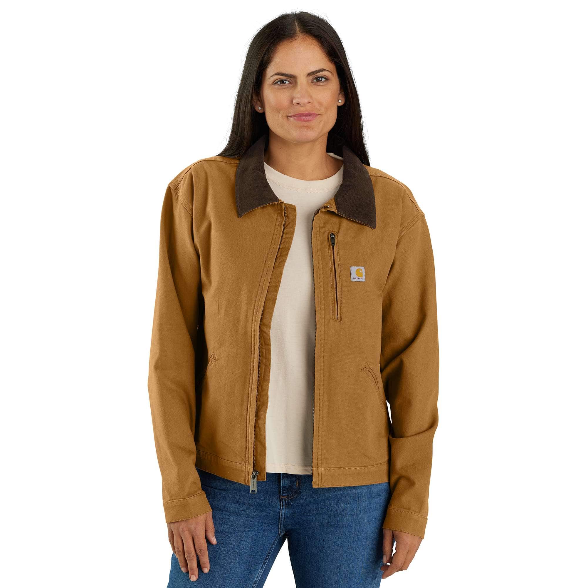 Women&#8216;s Re-Engineered Rugged Flex® Loose Fit Canvas Detroit Jacket-Carhartt