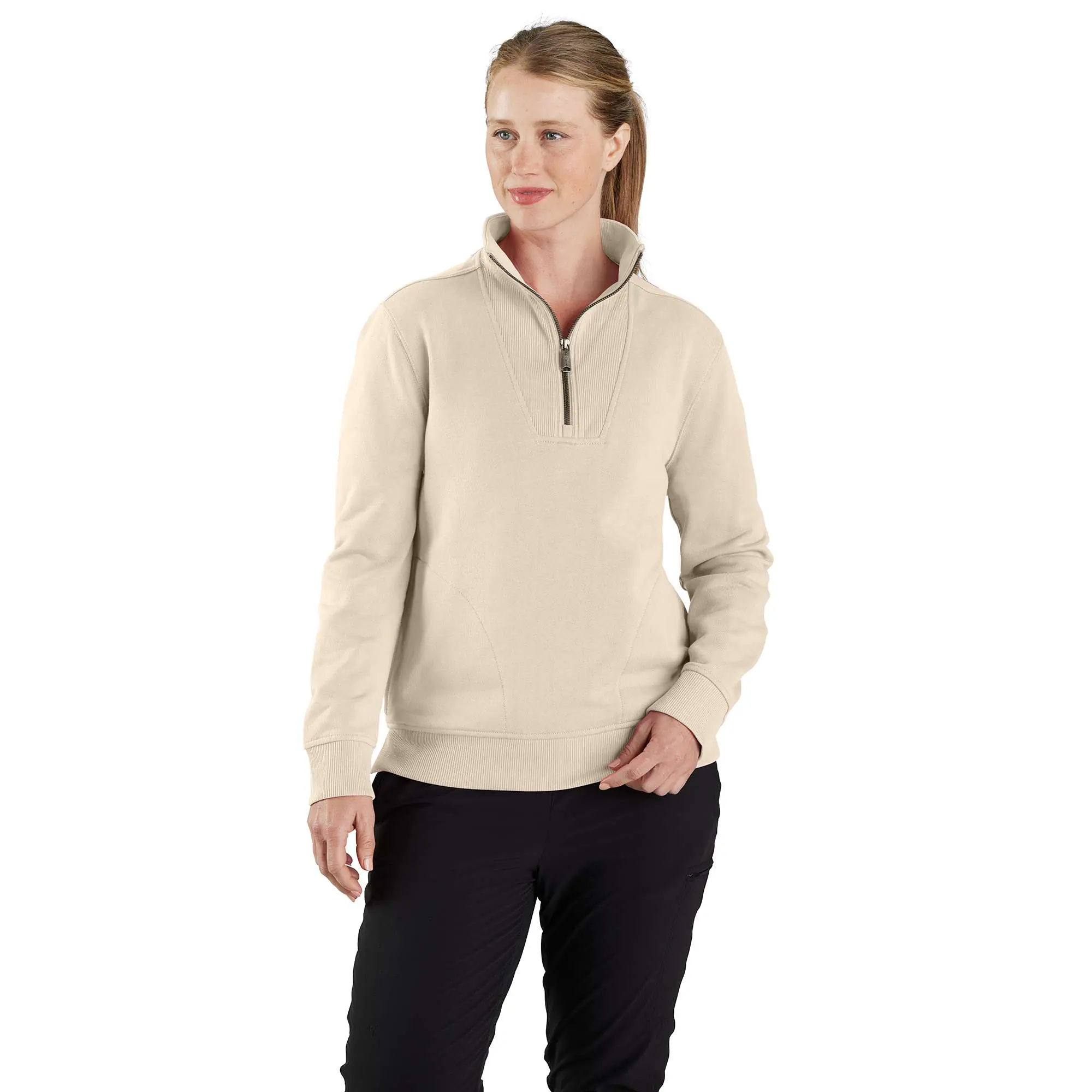 Women&#39;s TENCEL&#8482; Fiber Series Relaxed Fit Half&#45;Zip Sweatshirt-Carhartt