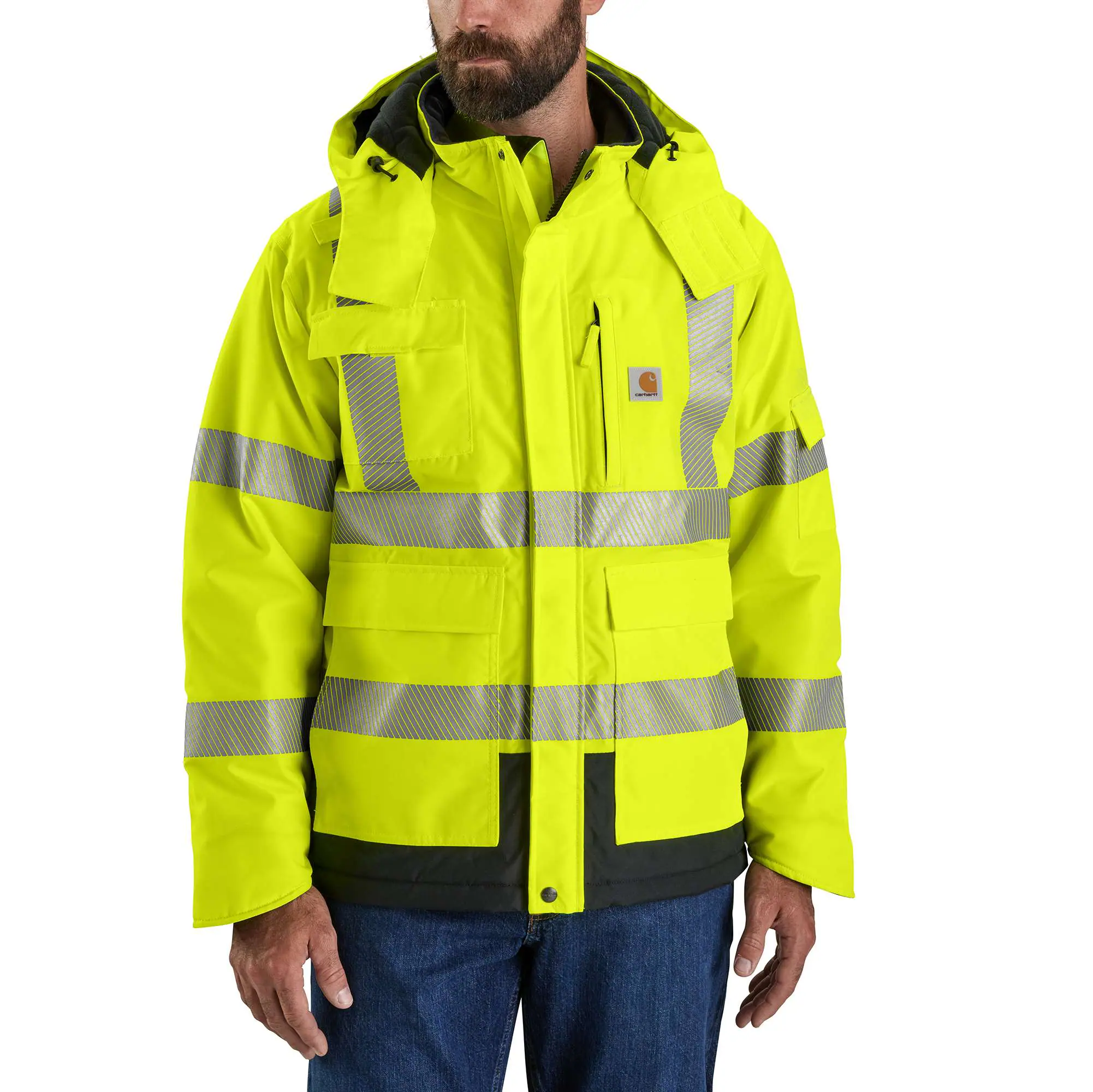 High-Visibility Waterproof Class 3 Sherwood Jacket - 4 Extreme Warmth Rating-Carhartt