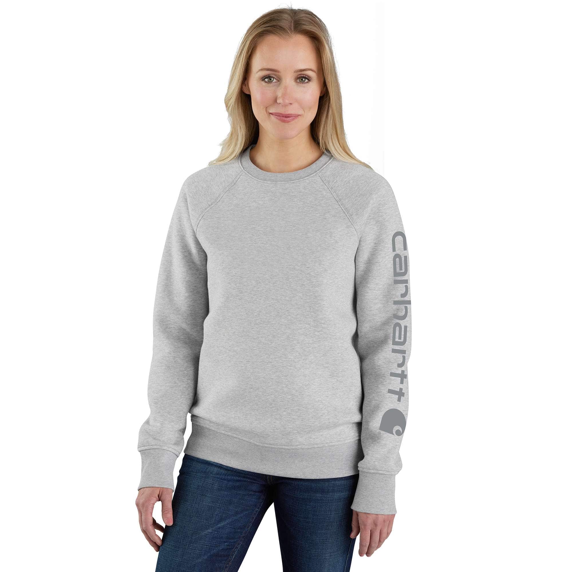 Women&#8216;s Relaxed Fit Midweight Graphic Crewneck Sweatshirt-Carhartt
