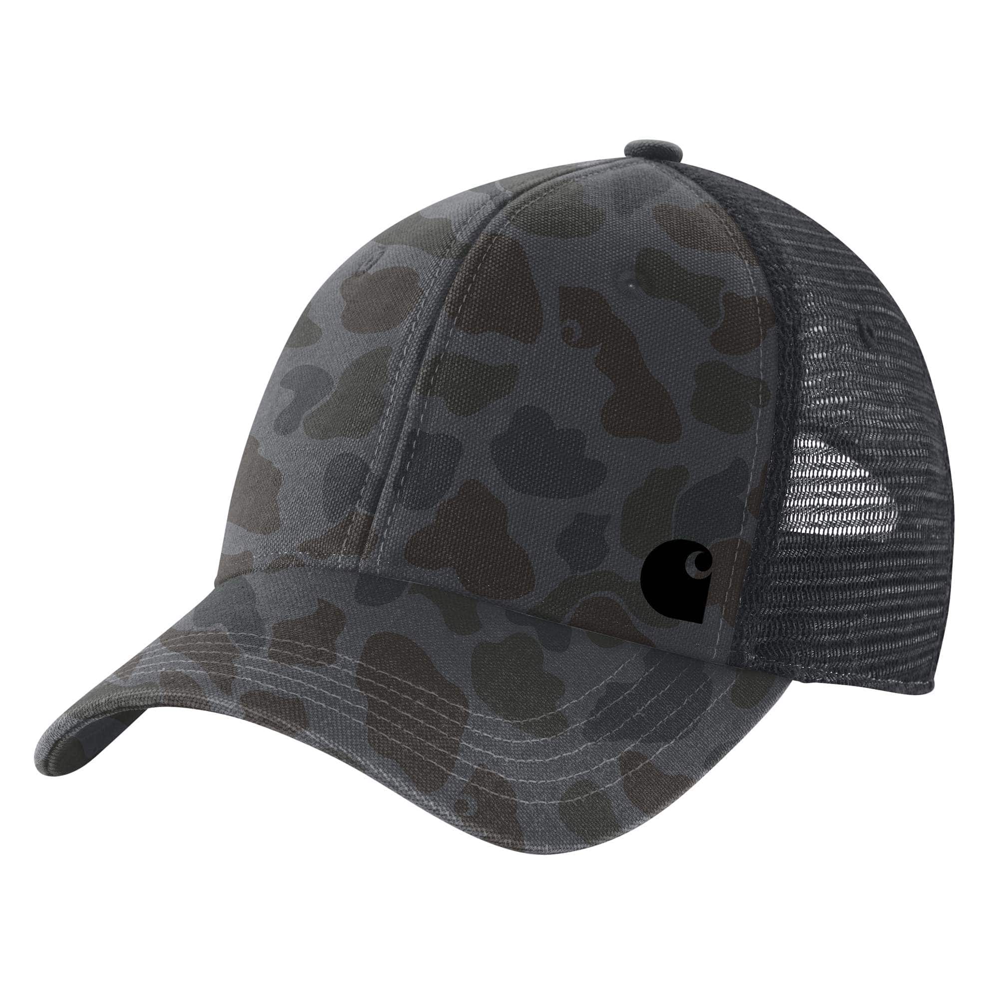 Canvas Mesh&#45;Back Camo Cap-Carhartt