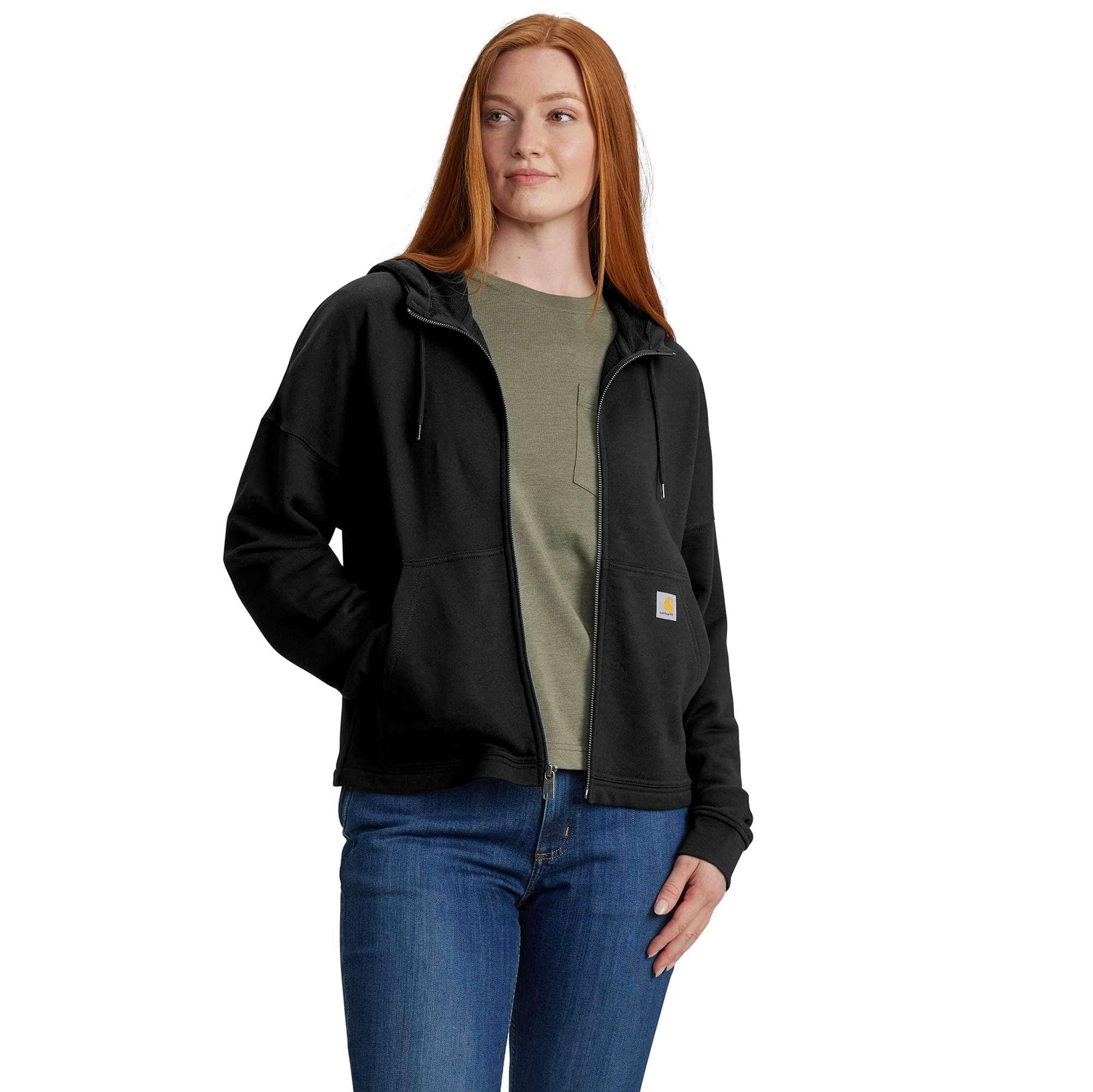 Women&#39;s TENCEL&#8482; Fiber Series Loose Fit Full&#45;Zip Sweatshirt-Carhartt