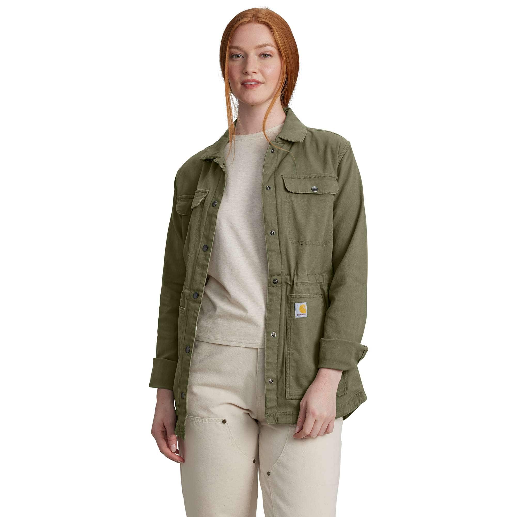 Women&#39;s TENCEL&#8482; Fiber Series Relaxed Fit Canvas Coat &#45; 1 Warm Rating-Carhartt
