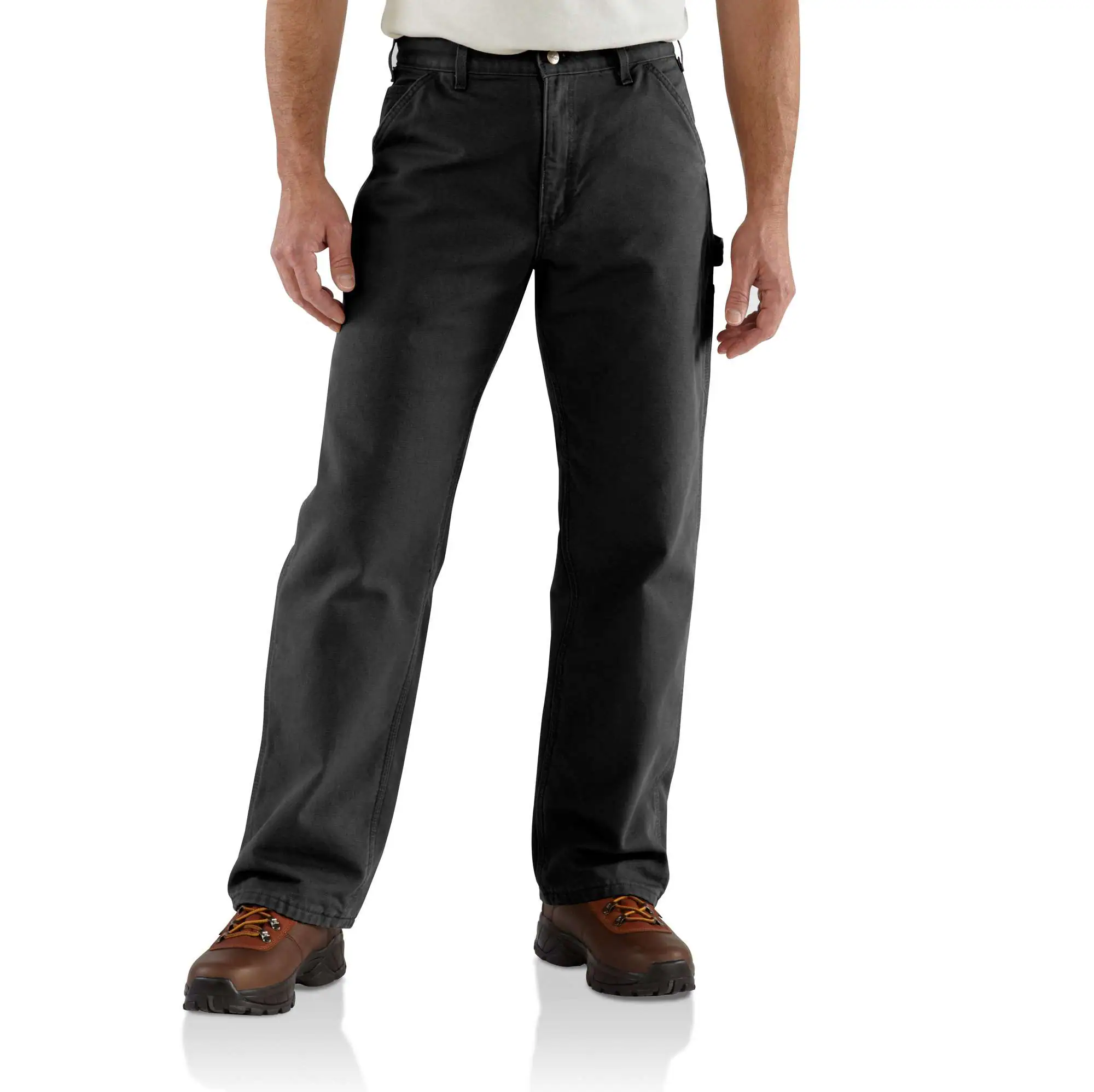 Loose Fit Washed Duck Flannel-Lined Utility Work Pant-Carhartt