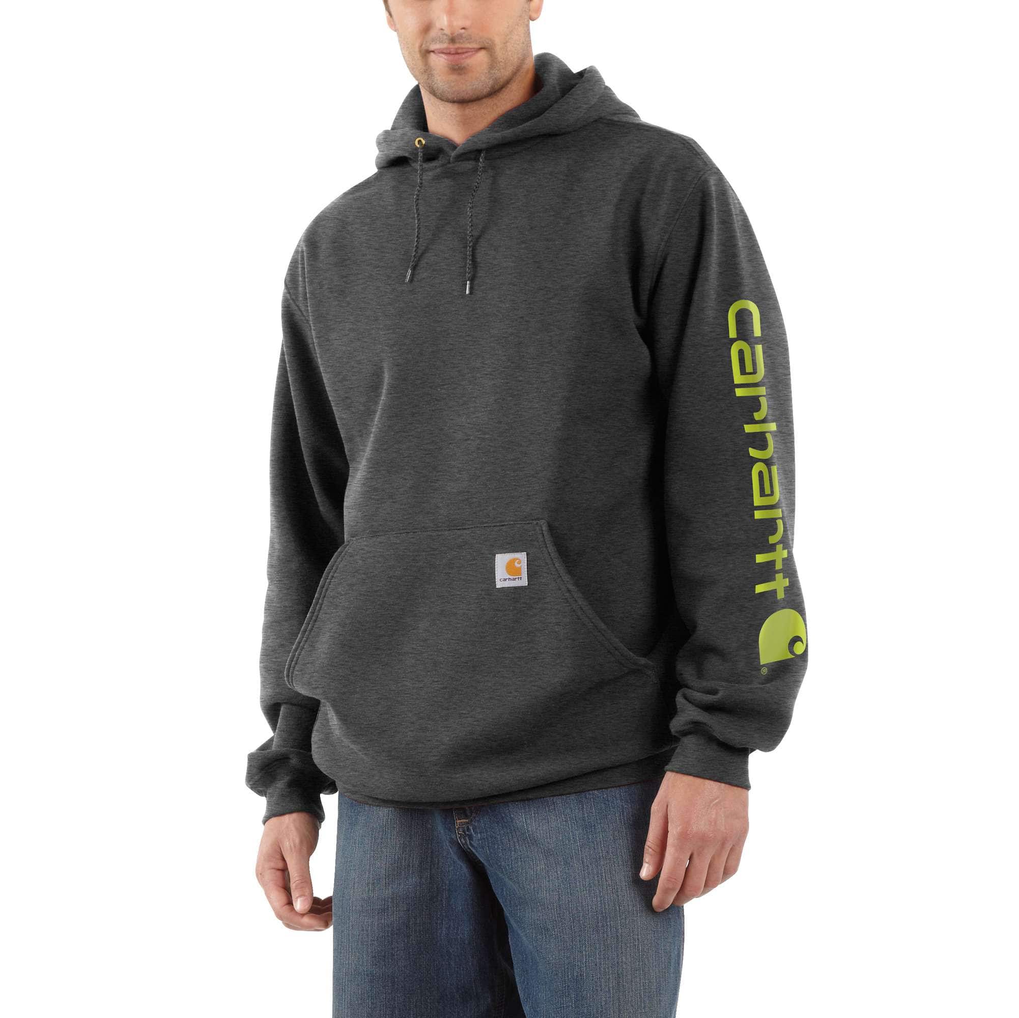 Loose Fit Midweight Logo Sleeve Graphic Hoodie-Carhartt