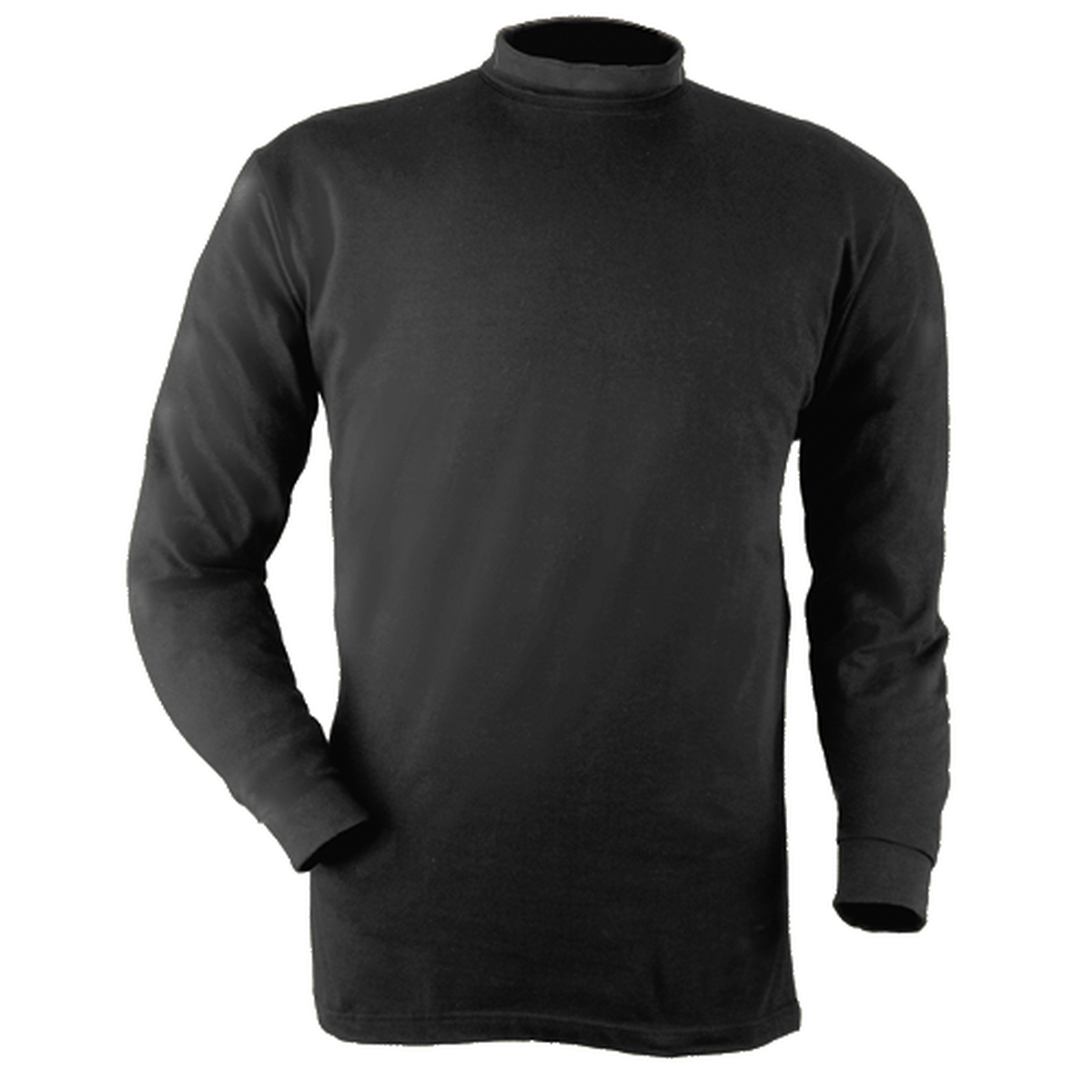 Mock Turtleneck-Blauer