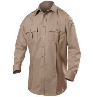 Ls Wool Blend Shirt-Blauer