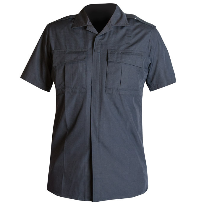 Tenx B.Du Short-Sleeve Shirt-Blauer