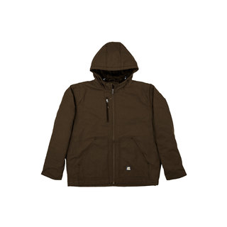 Heathered Modern Hooded Jacket-Berne Apparel